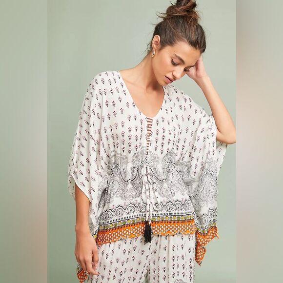 Anthropologie Raga Ventura Cover-Up Poncho Size Medium